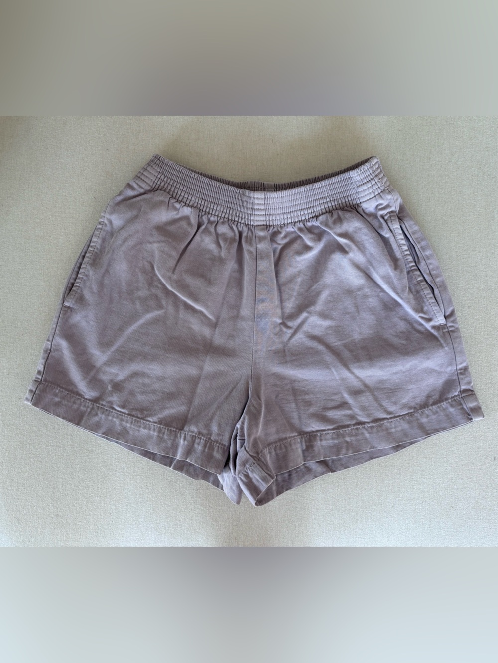 Wilfred Free Aritzia Nova short 3’’ XXS lilac linen cotton